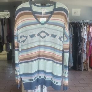 Tasha Polizzi V-Neck Sweater, M